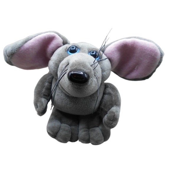 1984 Snuggables Cheesy the Mouse Plush w/Tags Heartline Vintage Rare - Picture 1 of 7